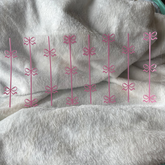 16oz UV DTF Wrap (Double Sided) | Pink Ribbon