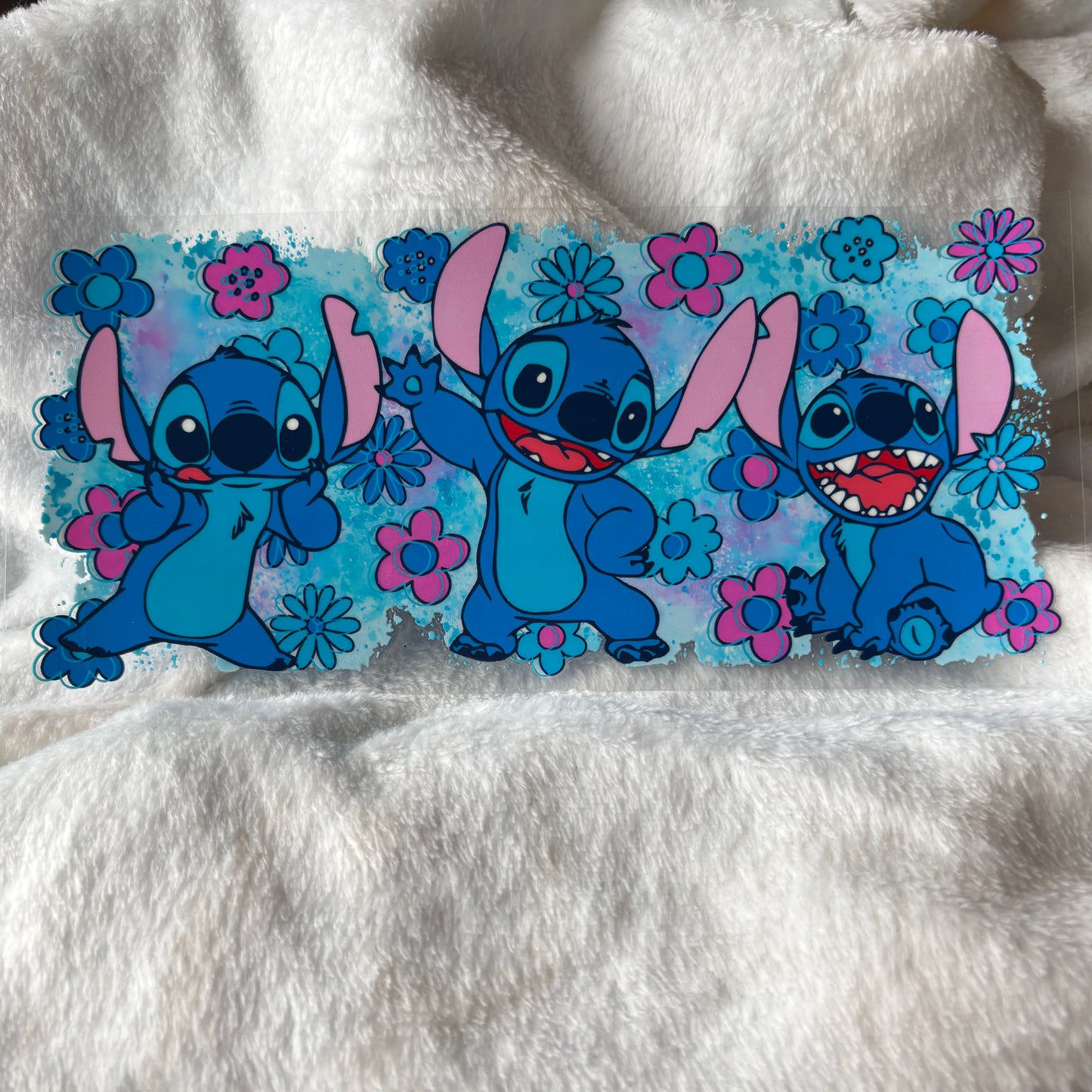 16oz UV DTF Wrap (Double Sided) | Blue Alien