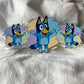 16oz UV DTF Wrap (Double Sided) | Pastel Blue Dog