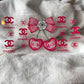 16oz UV DTF Wrap (Double Sided) | CC Pink Cherries
