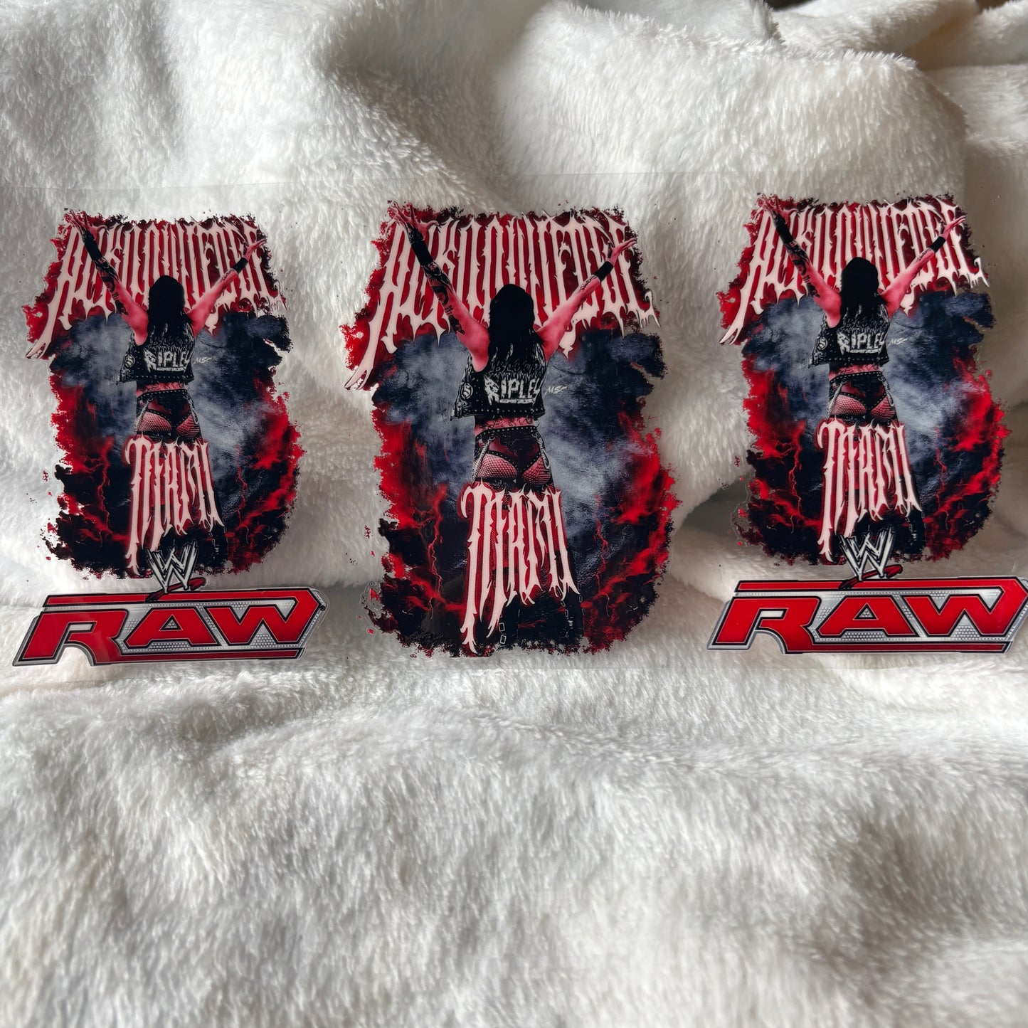 16oz UV DTF Wrap (Double Sided) | WWE Girl Character