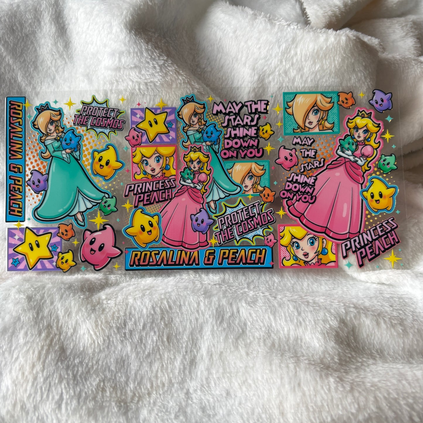 16oz UV DTF Wrap (Double Sided) | Princess Peach