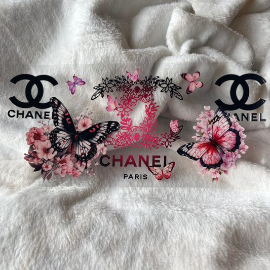 16oz UV DTF Wrap (Double Sided) | CC Ombre Butterfly