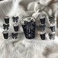 16oz UV DTF Wrap (Double Sided) | Black Coffee Cups Boujee