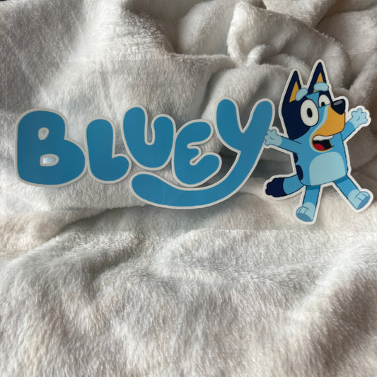16oz UV DTF Wrap (Double Sided) | Blue Character