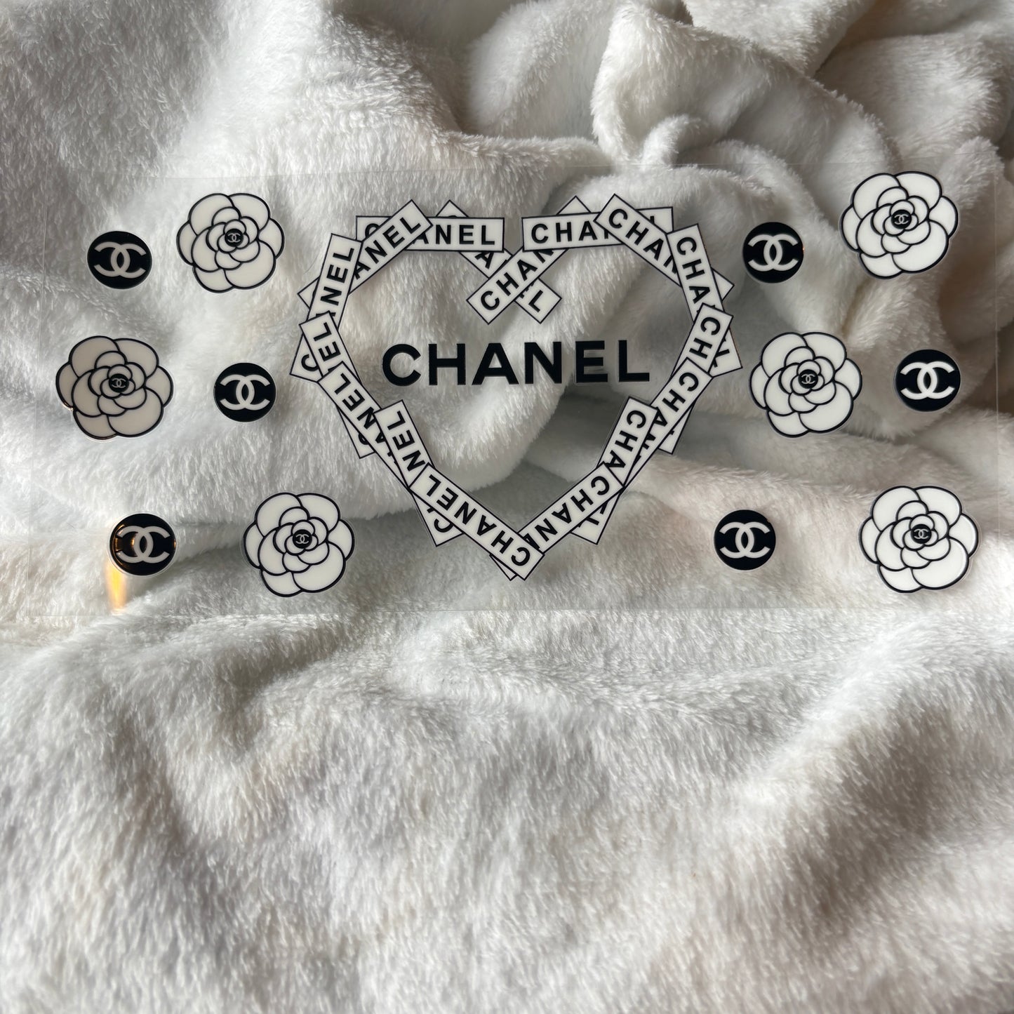 16oz UV DTF Wrap (Double Sided) | CC Brand Heart
