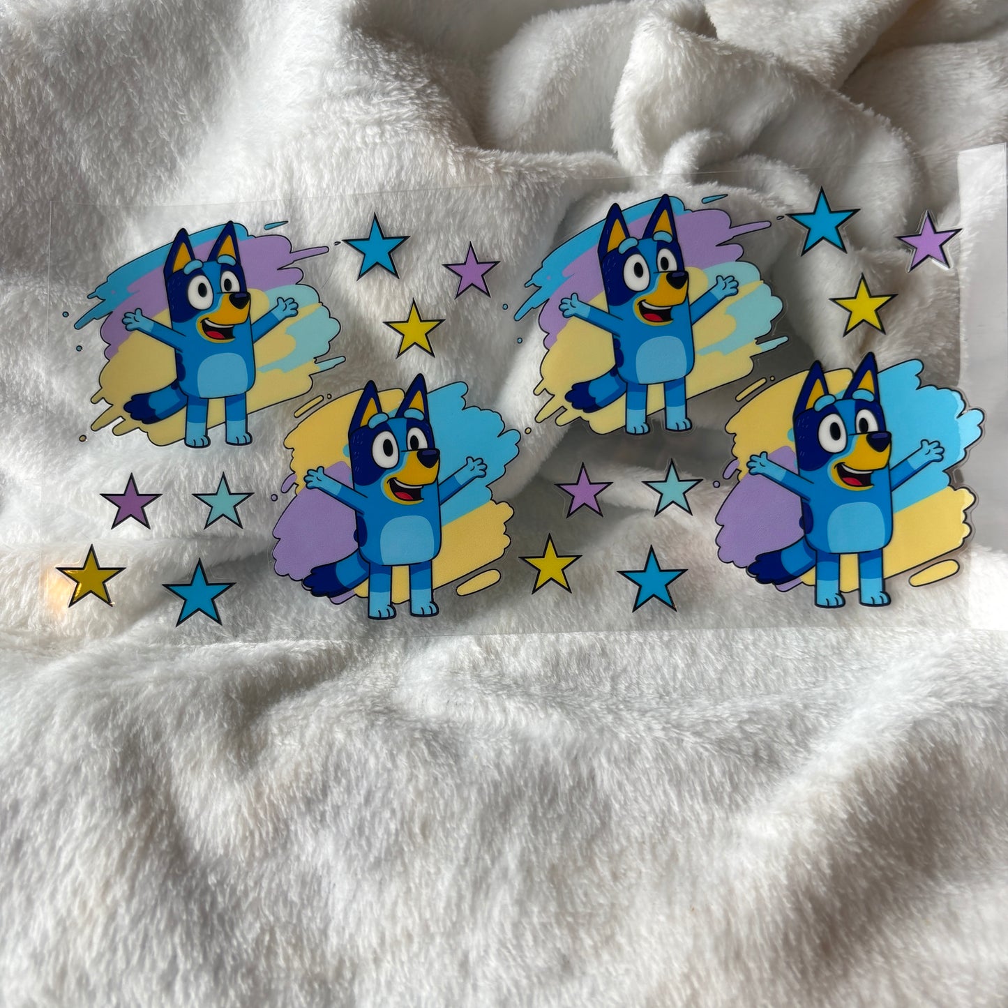 16oz UV DTF Wrap (Double Sided) | Blue Dog Colours 2