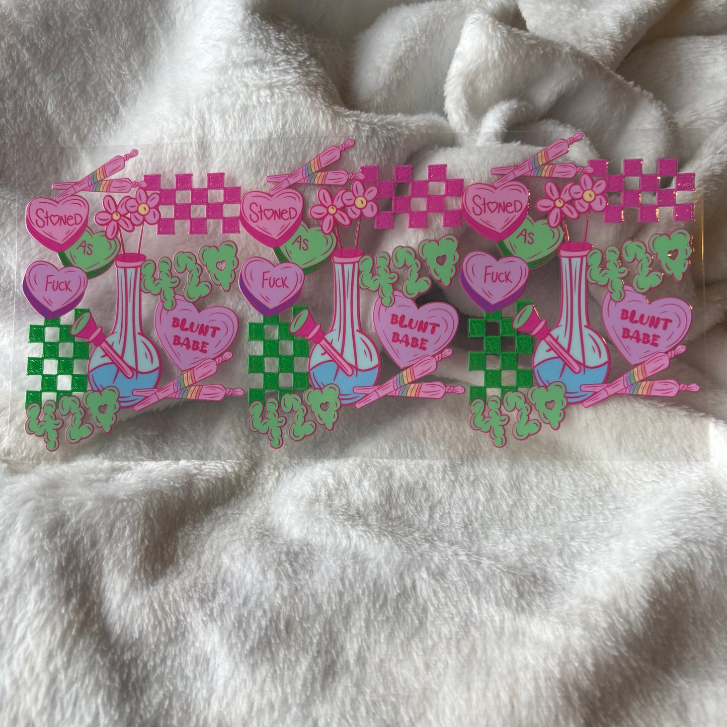 16oz UV DTF Wrap (Double Sided) | Stoned As F
