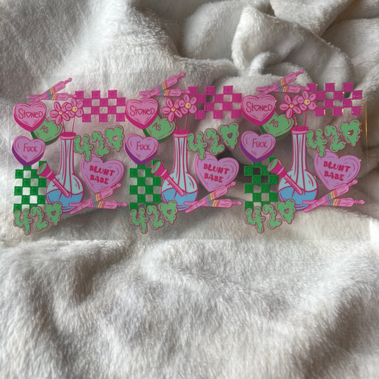 16oz UV DTF Wrap (Double Sided) | Stoned As F