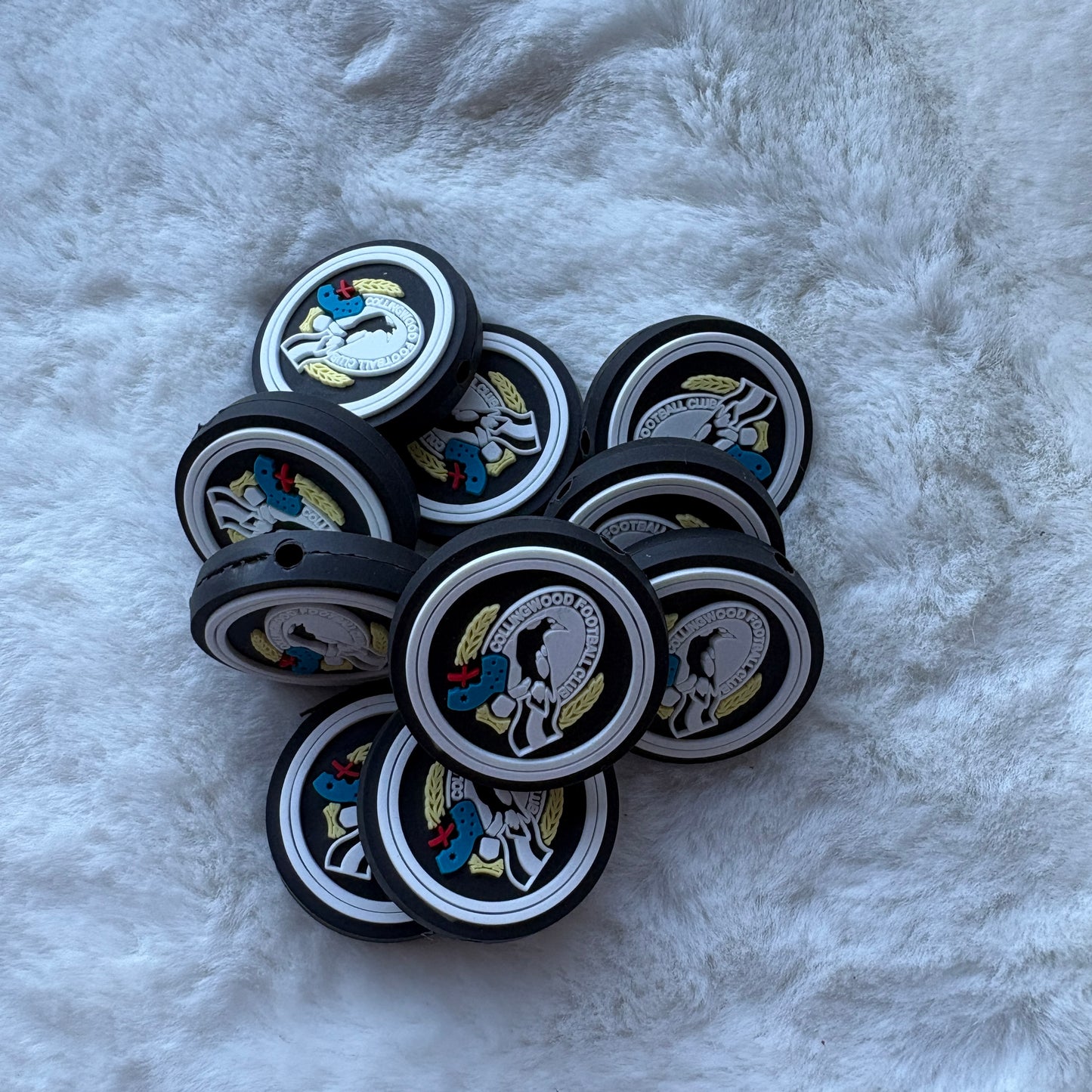 Magpies AFL | Focal Bead