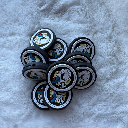 Magpies AFL | Focal Bead