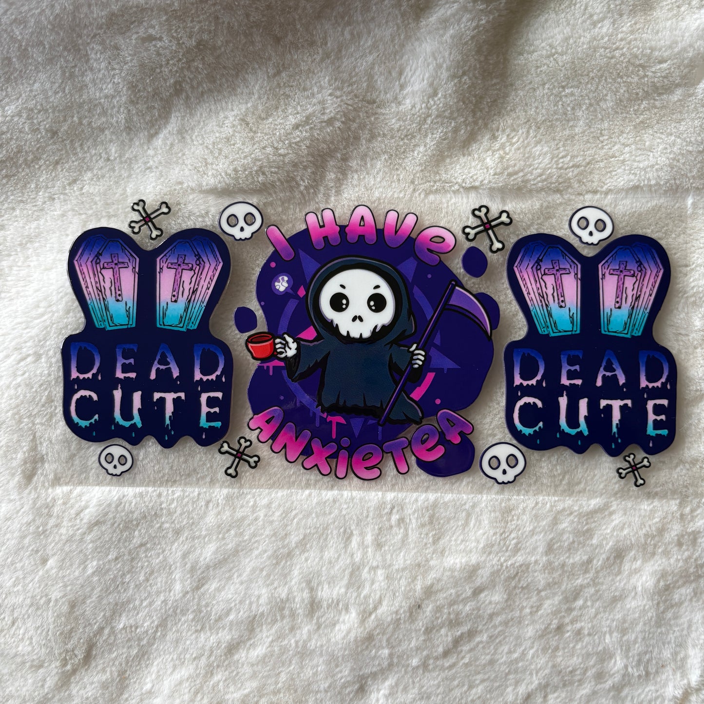 16oz UV DTF Wrap (Double Sided) | Ready To Ship | Cutesy Spooky