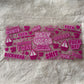 16oz UV DTF Wrap (Double Sided) | Ready To Ship | Daily Vocab Pink