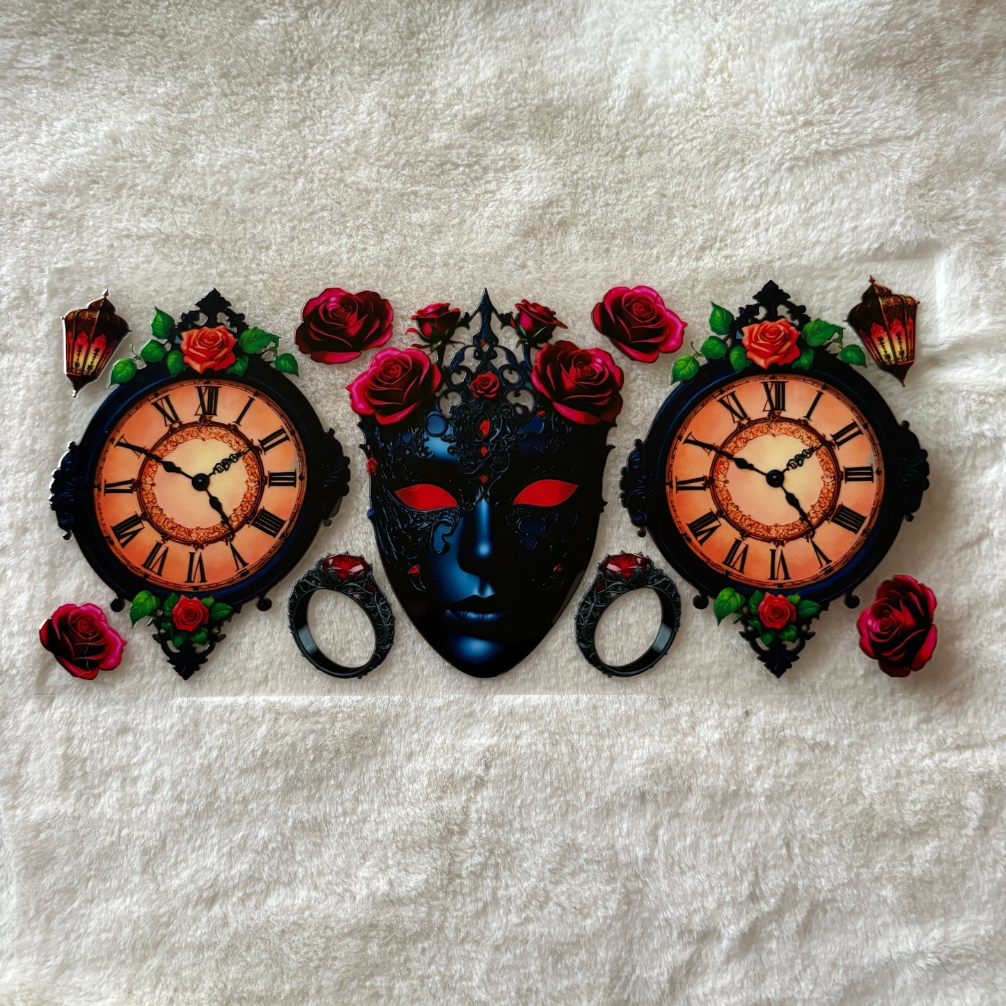 16oz UV DTF Wrap (Double Sided) | Ready To Ship | Clock Witchy Vibes