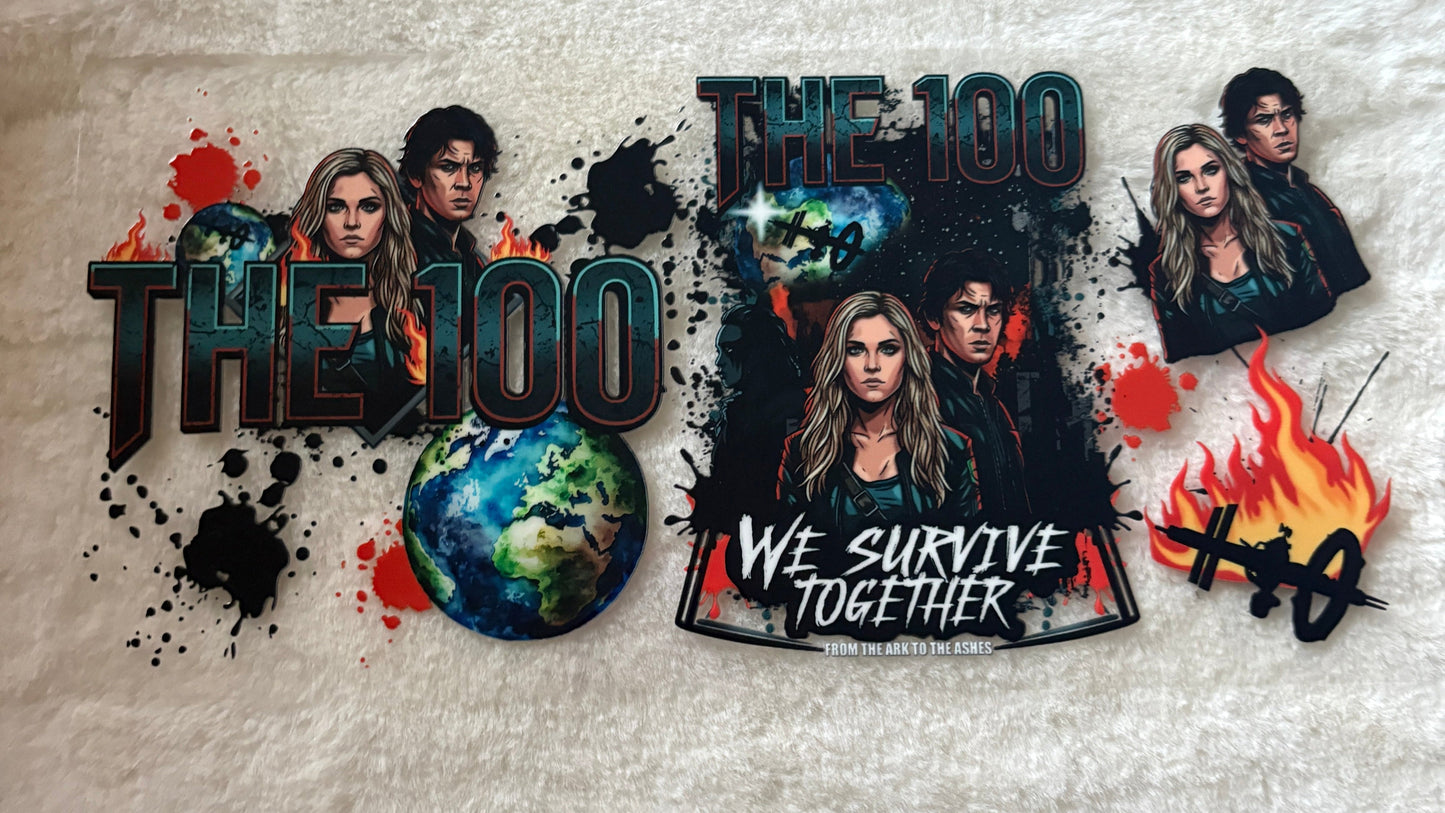 16oz UV DTF Wrap (Double Sided) | Ready To Ship | 100 TV Show