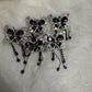 Butterfly Fancy Alloy Clay Beads with Rhinestones and Pendants Chains | 34MM by 40MM (1pc)