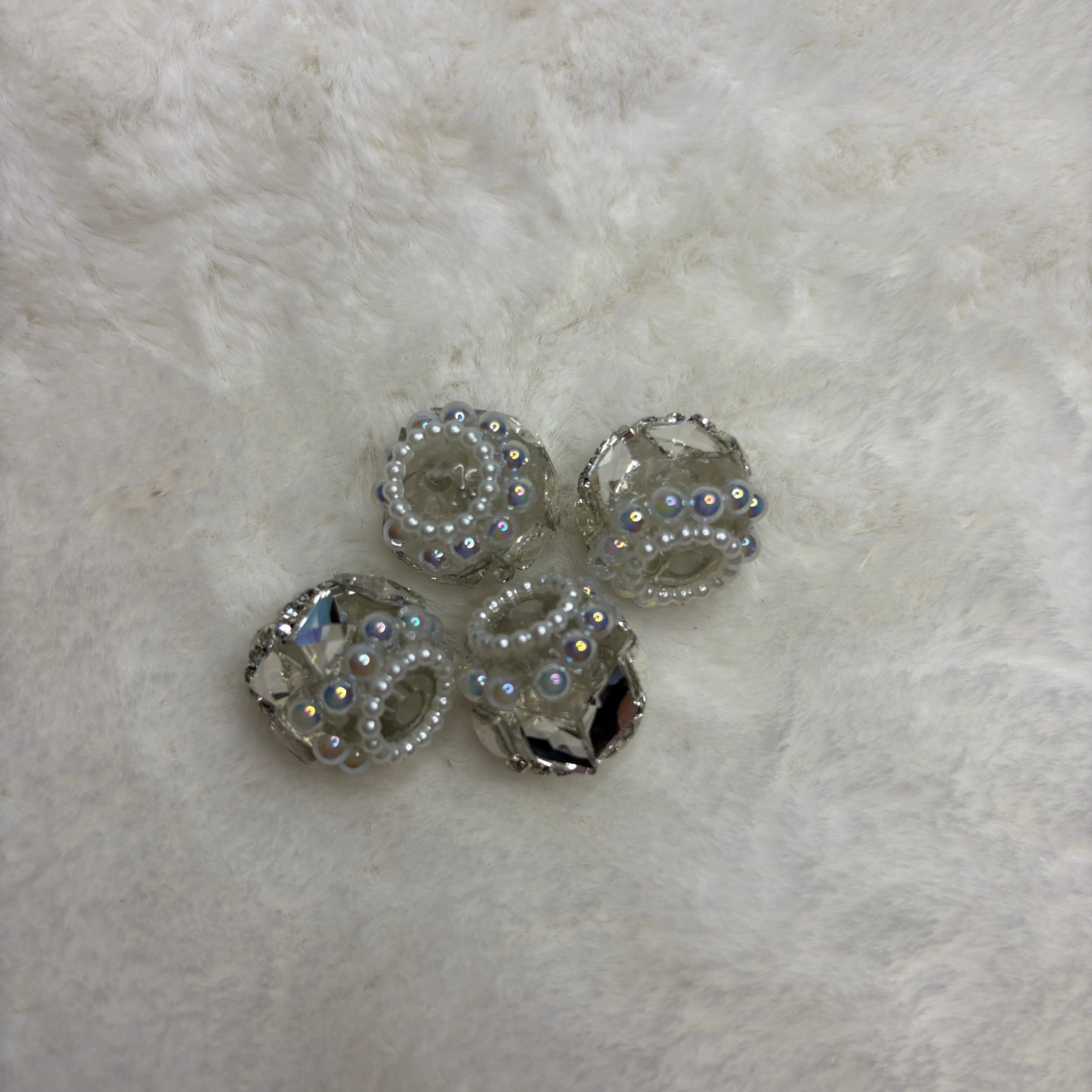 Fancy Bead White Pearl