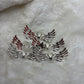 Alloy Rhinestone Wings Spacer/Bead Cap (1pc)