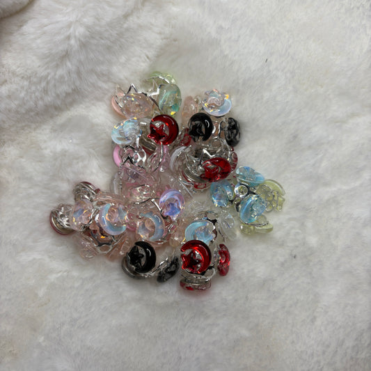 Moon & Star Bead Cap (Fits Both 16mm & 20mm Beads)
