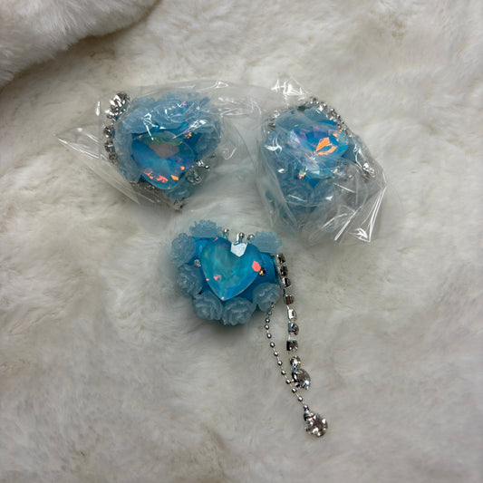 Fancy Heart Bead Tassle