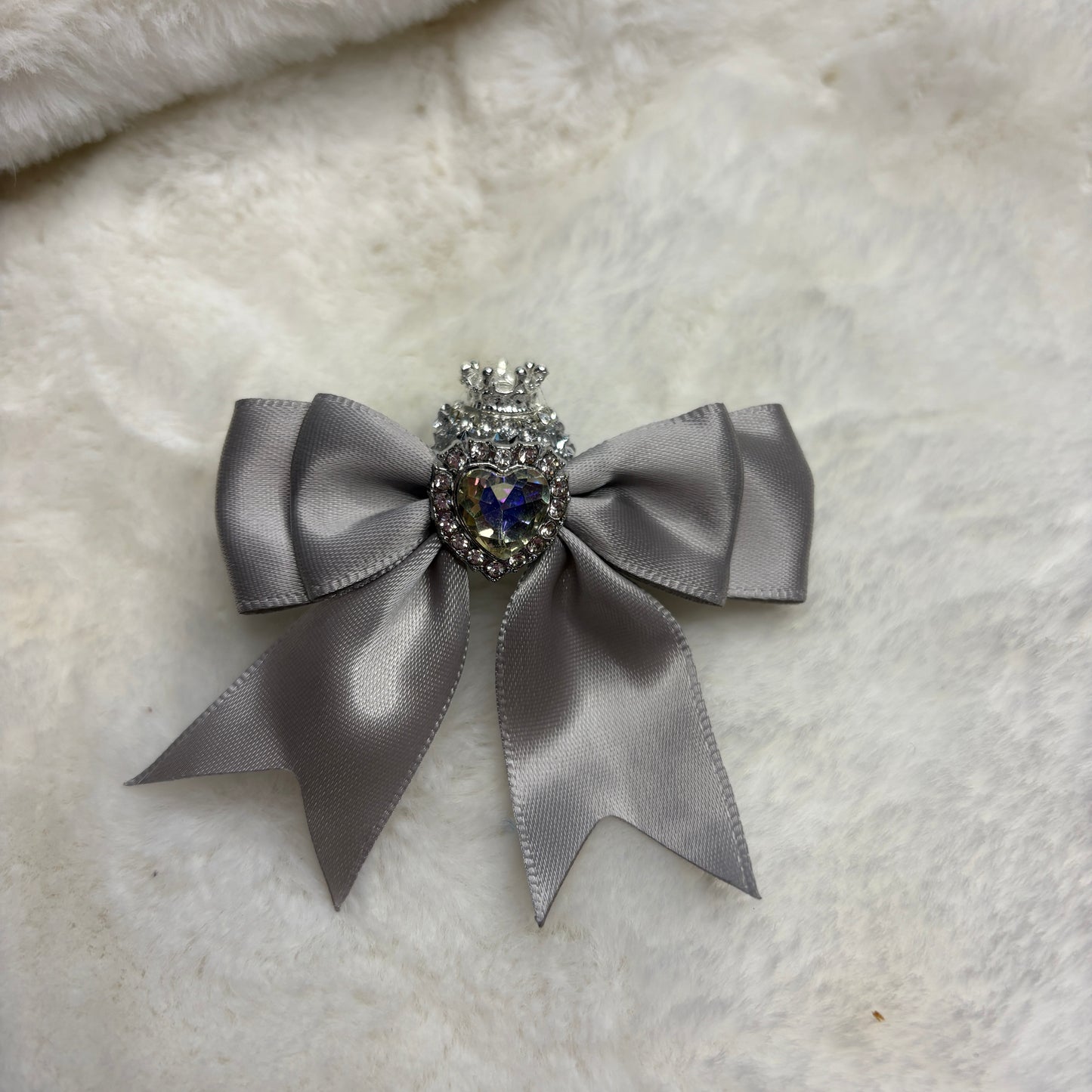 Fancy Bow Bead Heart Gem (1pcs)