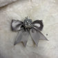 Fancy Bow Bead Heart Gem (1pcs)
