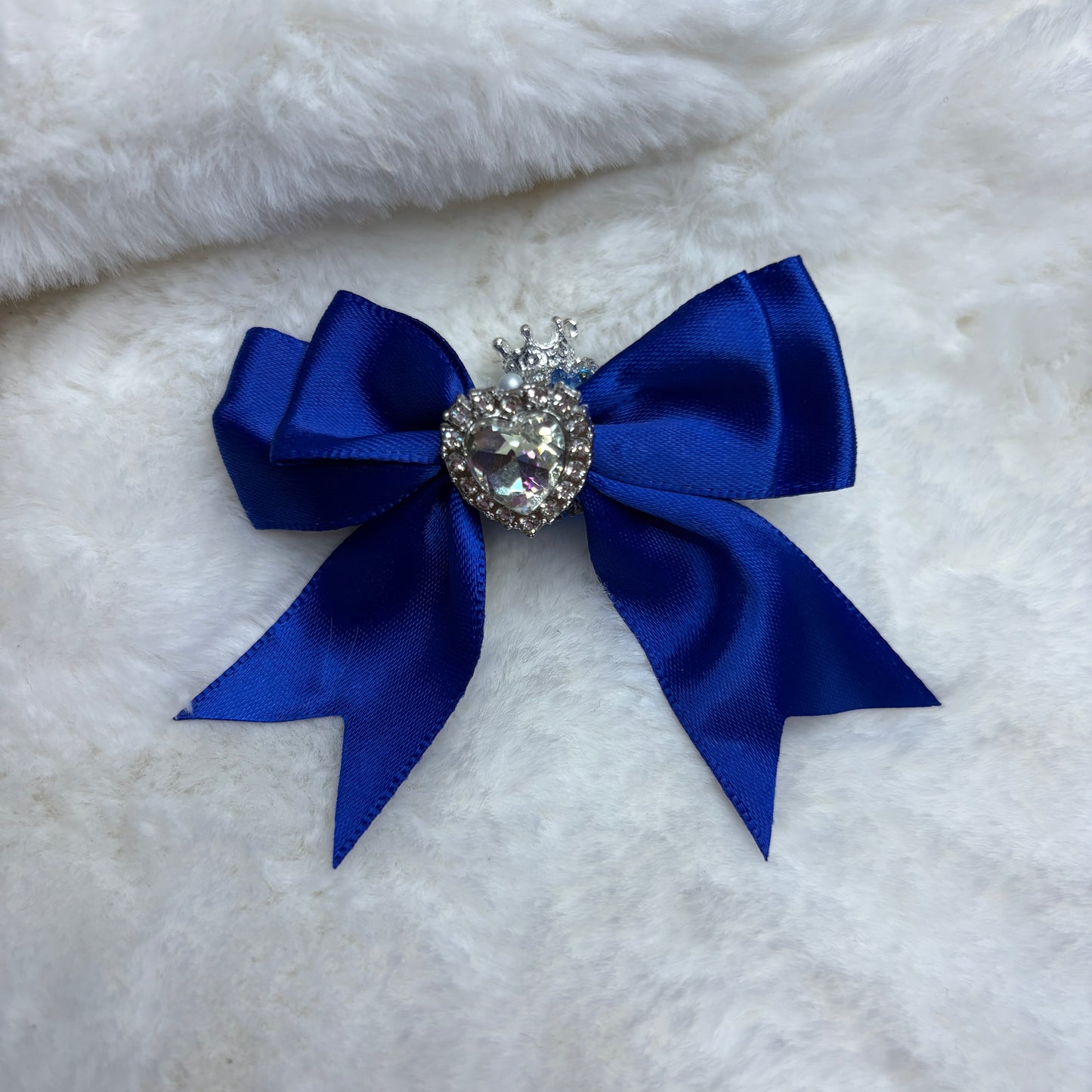 Fancy Bow Bead Heart Gem (1pcs)