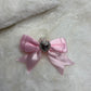 Fancy Bow Bead Heart Gem (1pcs)