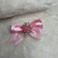 Fancy Bow Bead Heart Gem (1pcs)