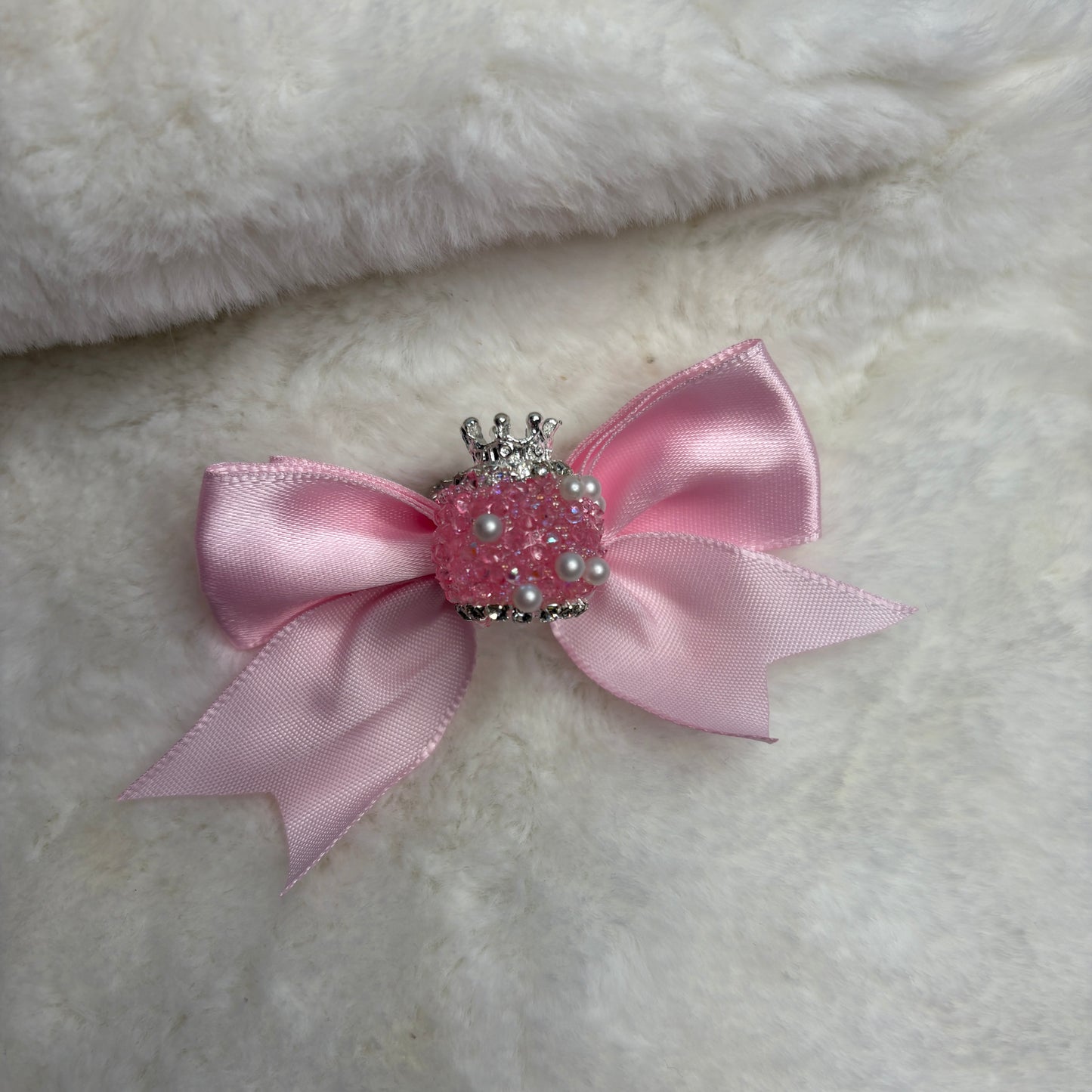 Fancy Bow Bead Heart Gem (1pcs)