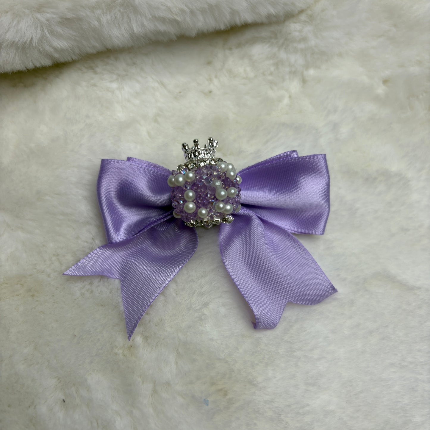 Fancy Bow Bead Heart Gem (1pcs)