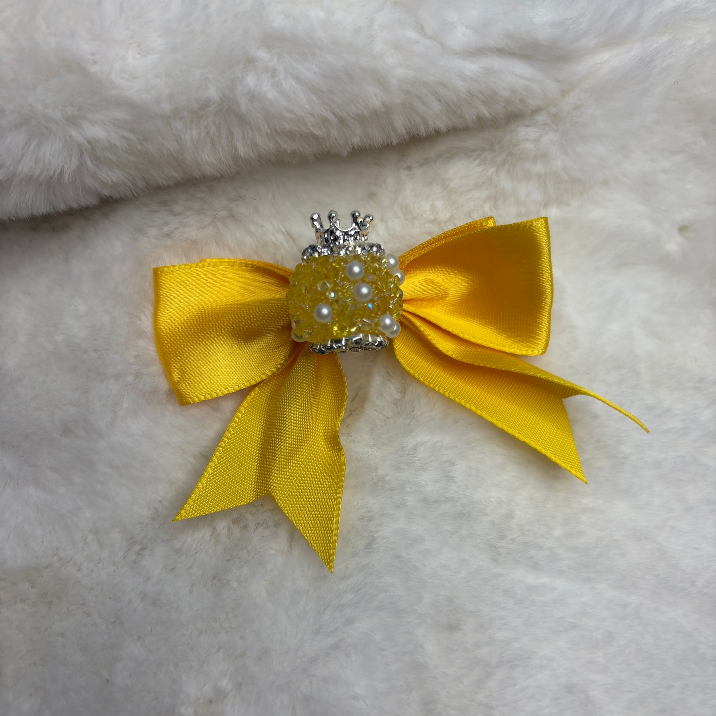 Fancy Bow Bead Heart Gem (1pcs)