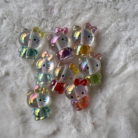 Hi Kitty Acrylic Bead (2pc Mix)