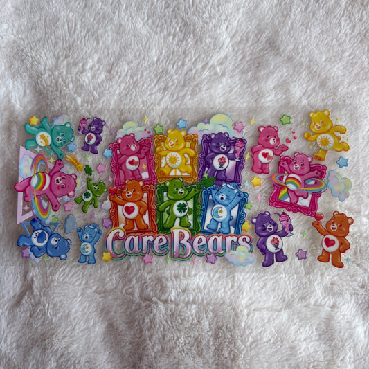 16oz UV DTF Wrap | Ready To Ship | Care Bear Bright