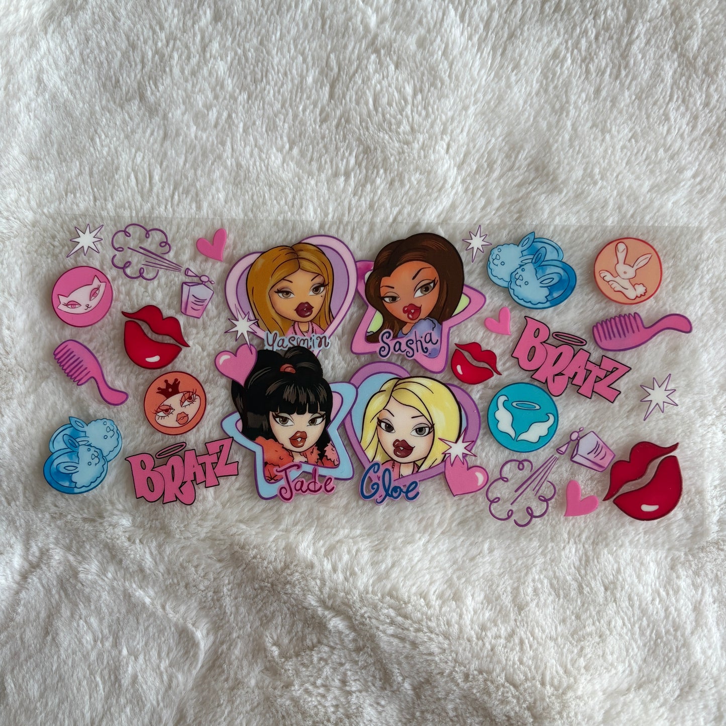16oz UV DTF Wrap (Double Sided) | Ready To Ship | Br4t/z Girls