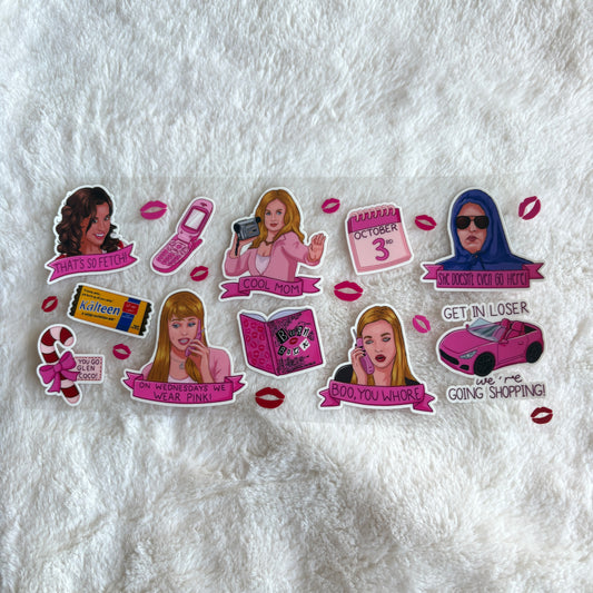 16oz UV DTF Wrap (Double Sided) | Ready To Ship | Mean Girls