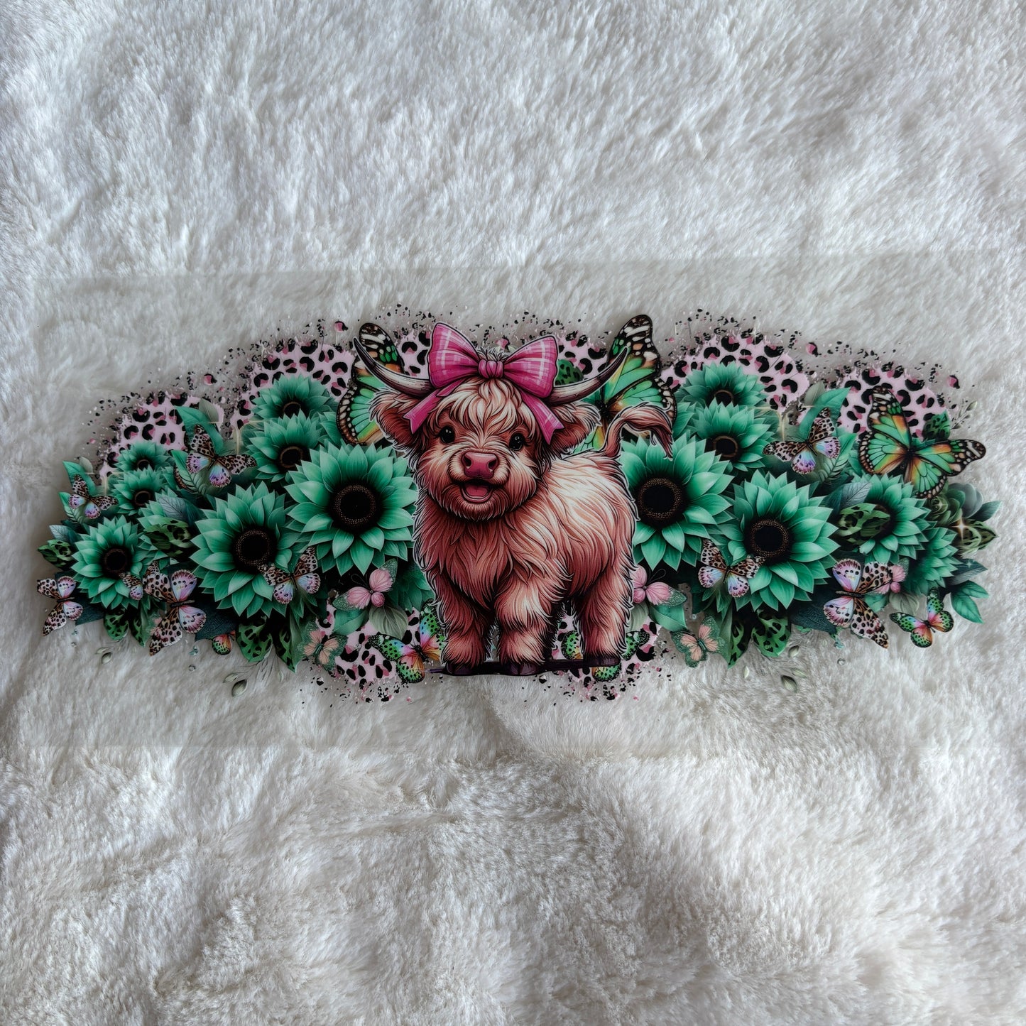 16oz UV DTF Wrap (Double Sided) | Ready To Ship | Green Highland