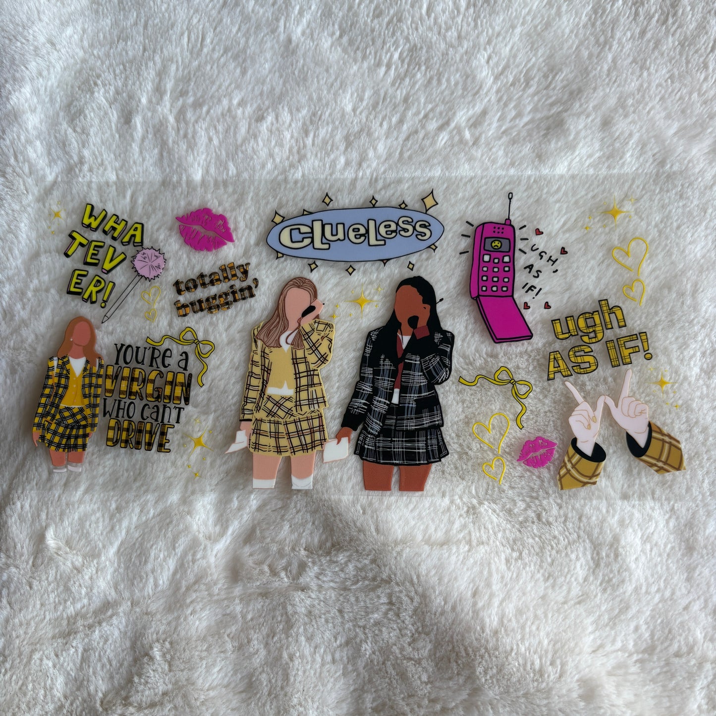 16oz UV DTF Wrap (Double Sided) | Ready To Ship | Clueless Movie