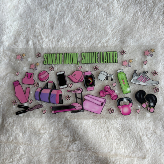 16oz UV DTF Wrap (Double Sided) | Ready To Ship | Gym Girly