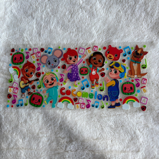 16oz UV DTF Wrap | Ready To Ship | Coco Kids Show