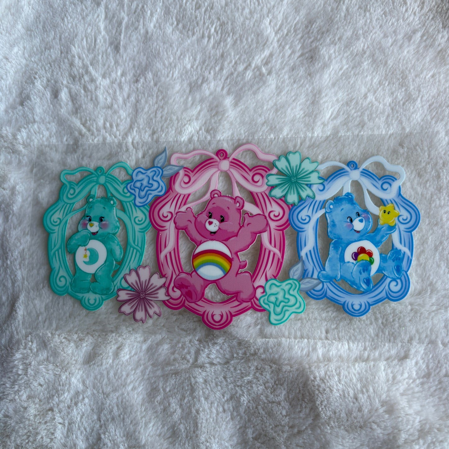 16oz UV DTF Wrap | Ready To Ship | Cutesy Bear Frame