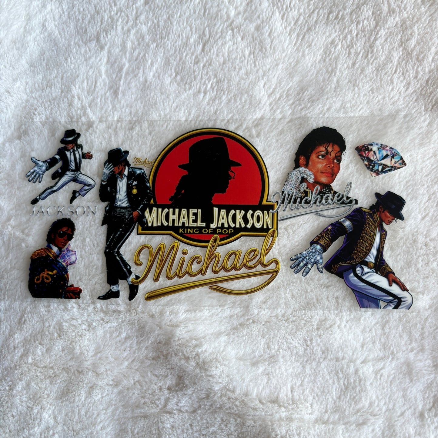 16oz UV DTF Wrap | Ready To Ship | MJ King Of Pop