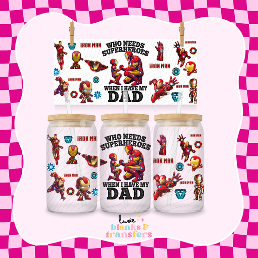 Super Dad UV DTF Wrap (#641)