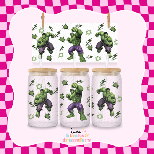Green Hero UV DTF Wrap (#643)