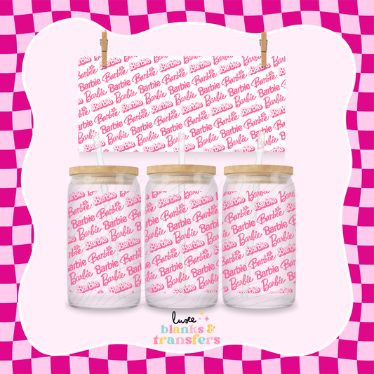 Doll Pink 4 UV DTF Wrap (#633)