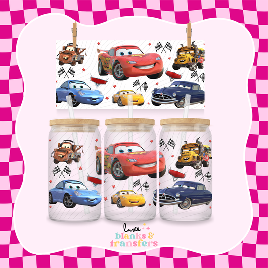 Car Flags UV DTF Wrap (#650)