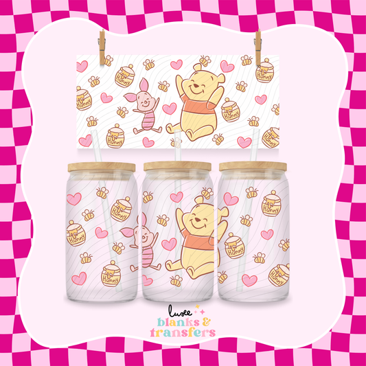 Win & Pig Cartoon UV DTF Wrap (#634)