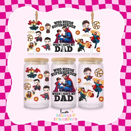 Super Dad UV DTF Wrap (#639)