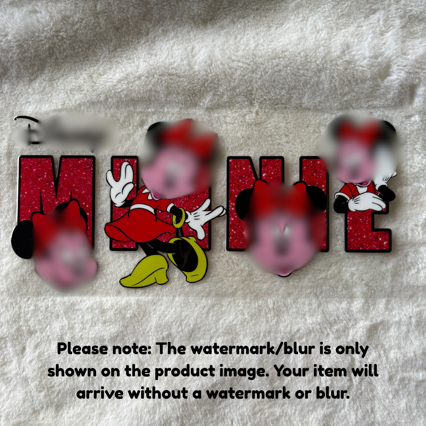 16oz UV DTF Wrap (Double Sided) | Ready To Ship | Mouse Sparkle Word Girl