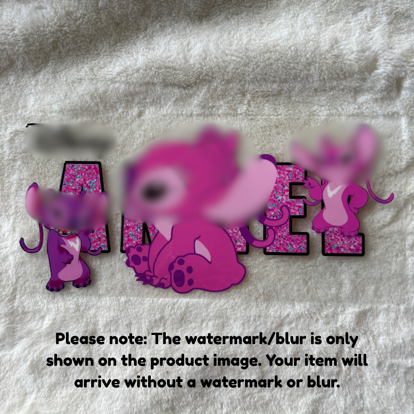 16oz UV DTF Wrap (Double Sided) | Ready To Ship | Pink Al13n Sparkle Word